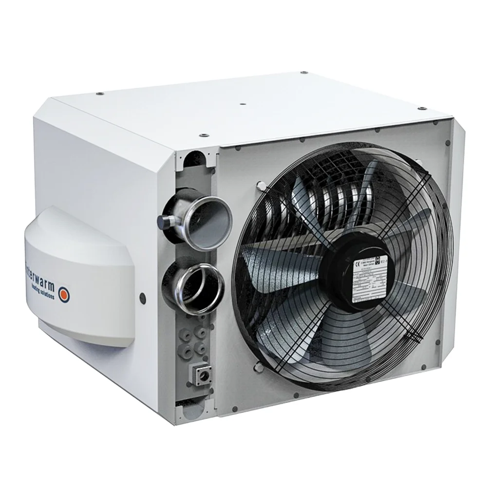 Schemat działania nagrzewnicy gazowej SHS